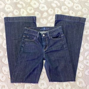 7 For All Mankind Ginger Jeans in Dark Blue